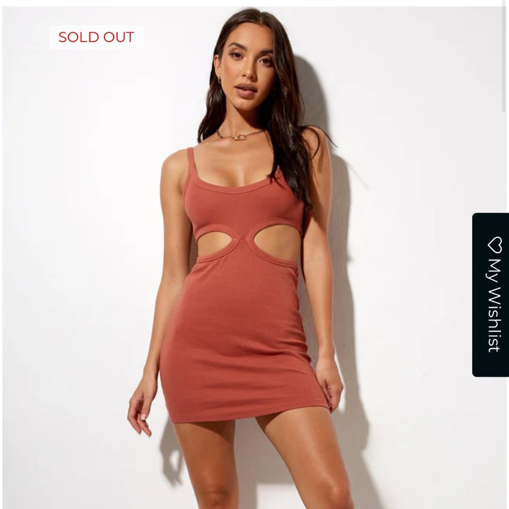 Motel Rocks Cutout Mini Dress - Picture 1 of 4